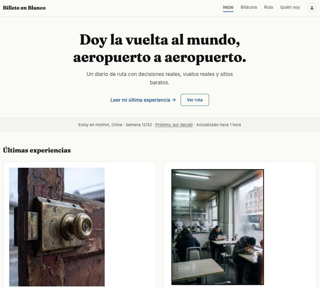 Publishes on its own, every day. Week 12 of 52.